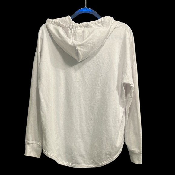 Michael Kors White Logo Hoodie - Size Medium - Picture 3 of 5